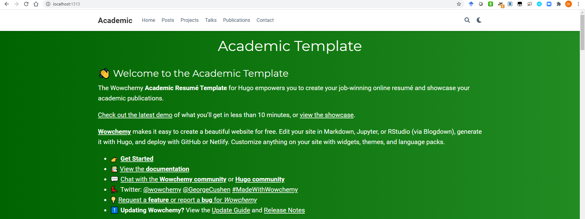 Academic Template